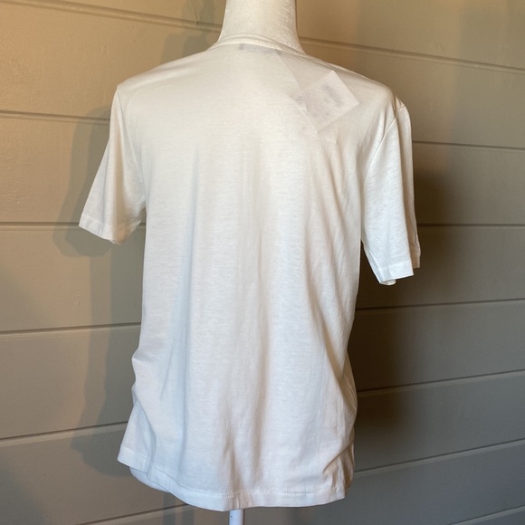 Zara Solid Short Sleeve Crewneck T Shirt - Picture 3 of 4